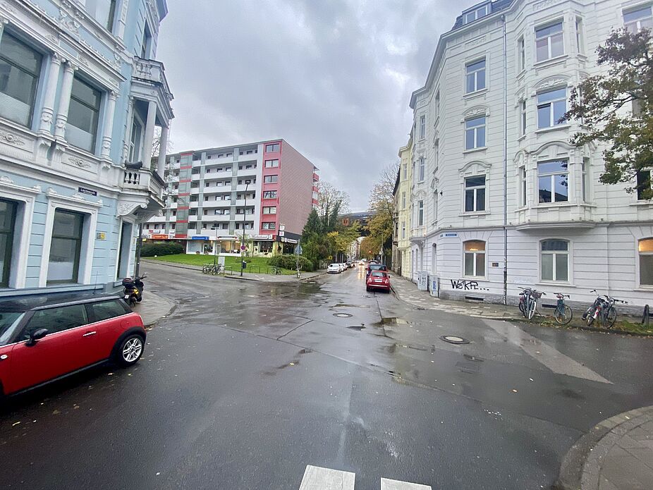 Lochnerstraße Höhe Mauerstraße Kreuzung mit der Mauerstraße