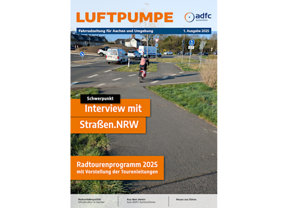 Titelseite der Ausgabe 2025/01 der »Luftpumpe«