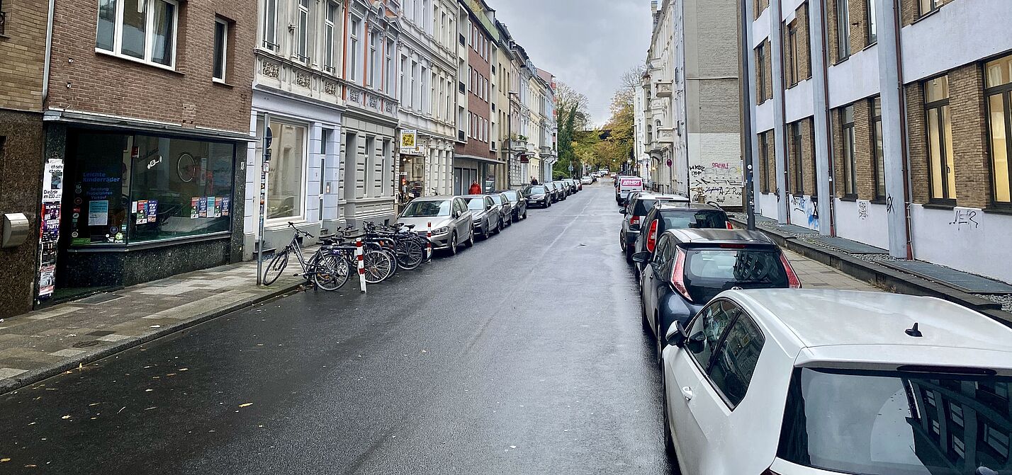 Lochnerstraße aus Sicht des Grabenrings