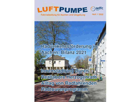 Ansicht der Titelseite der »Luftpumpe« Ausgabe 1/2022