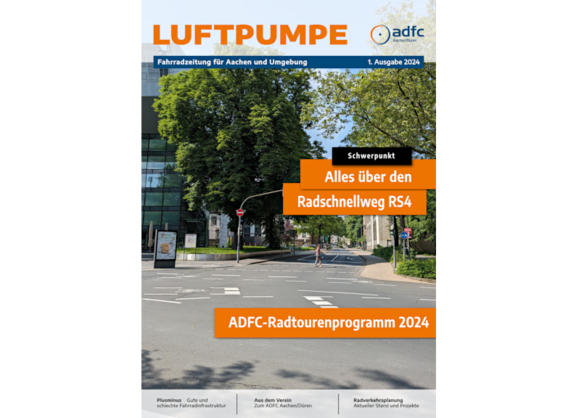 Titelseite der ersten Ausgabe der »Luftpumpe« 2024