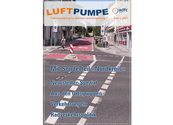 Stark verkleinerte Fassung des Titelseite der Luftpumpe 2021/01