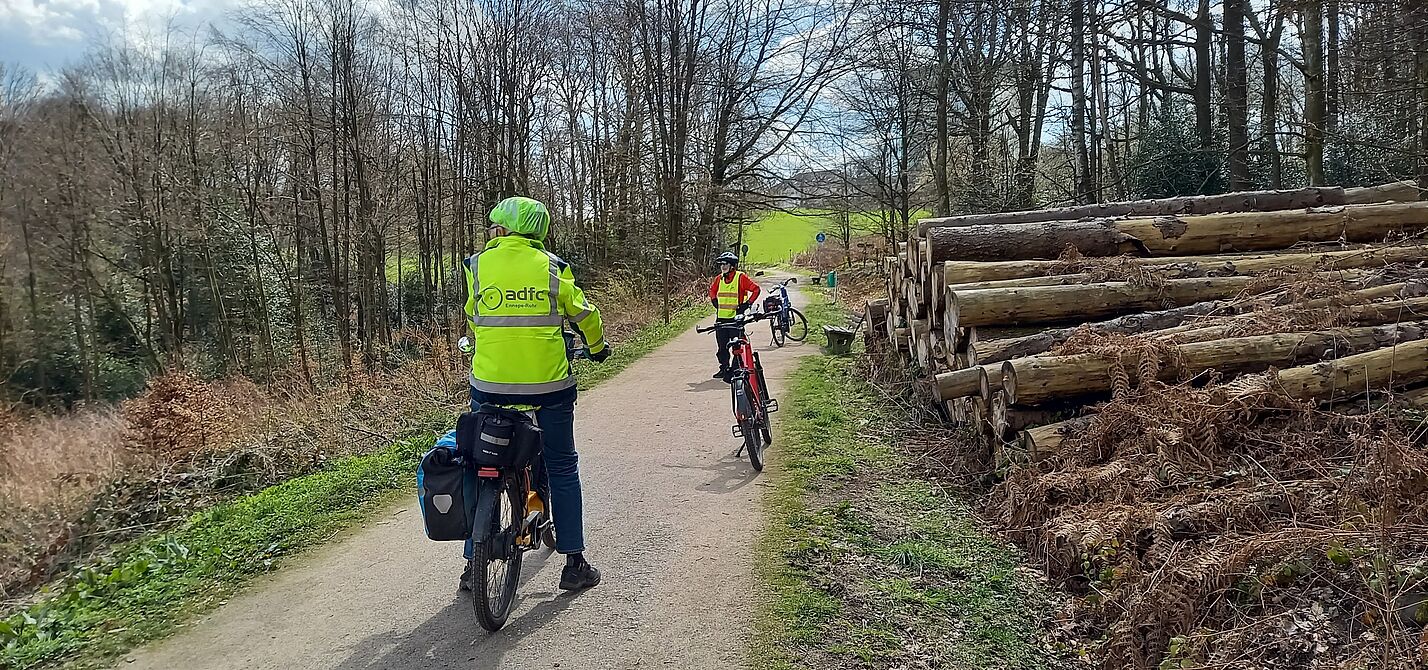 Auf der Kleinbahntrasse in Voerde