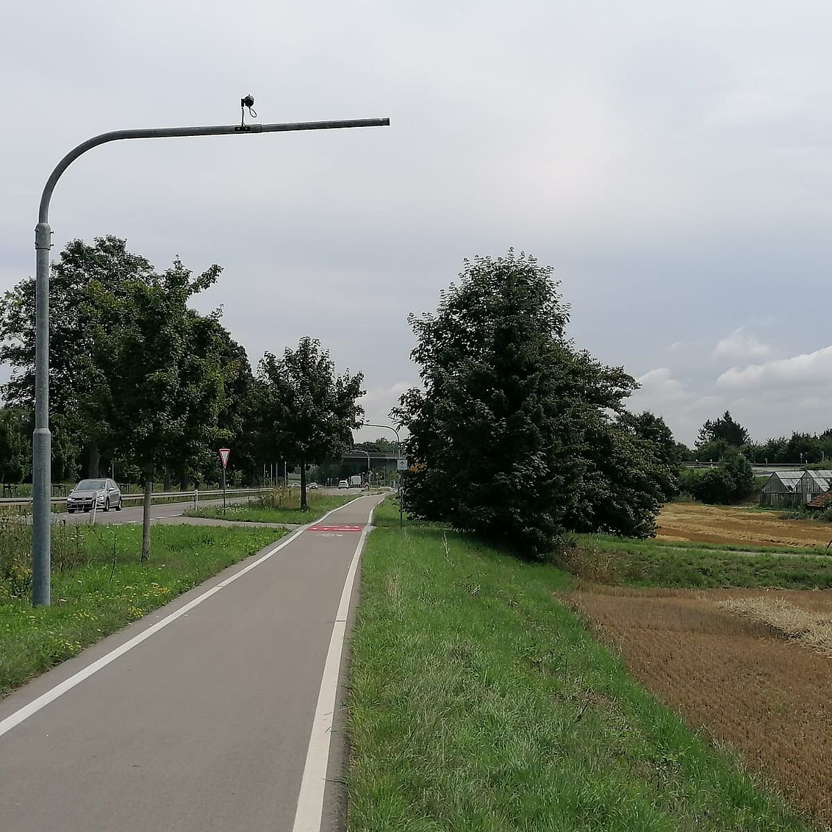 Kamera regelt Verkehrsfluss für Radfahrende Kamera regelt Verkehrsfluss für Radfahrende
