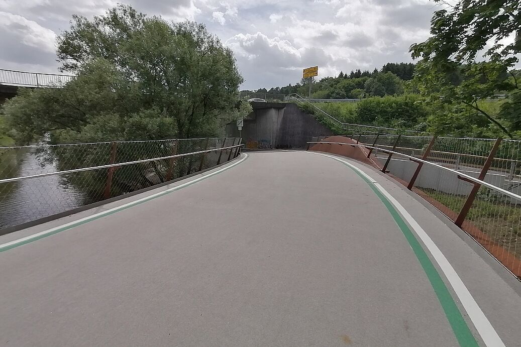 Filsquerung des RS14 bei Ebersbach Filsquerung des RS14 bei Ebersbach