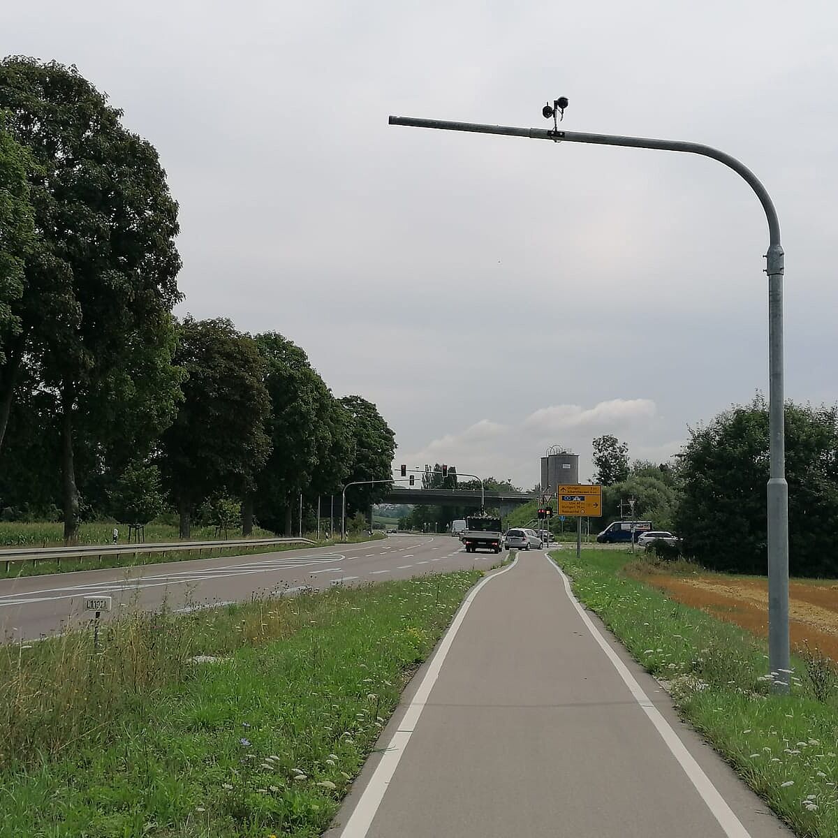 Kamera regelt Verkehrsfluss für Radfahrende Kamera regelt Verkehrsfluss für Radfahrende