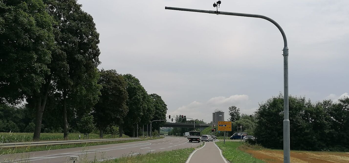 Kamera regelt Verkehrsfluss für Radfahrende Kamera regelt Verkehrsfluss für Radfahrende
