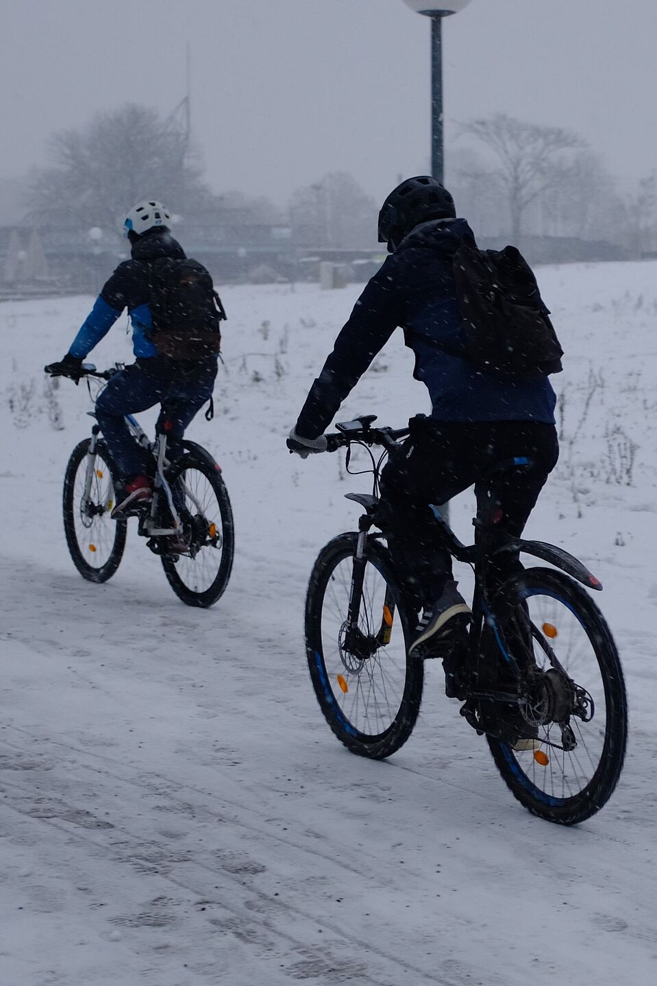 LV_Radfahren-Winter Radfahren im Winter.