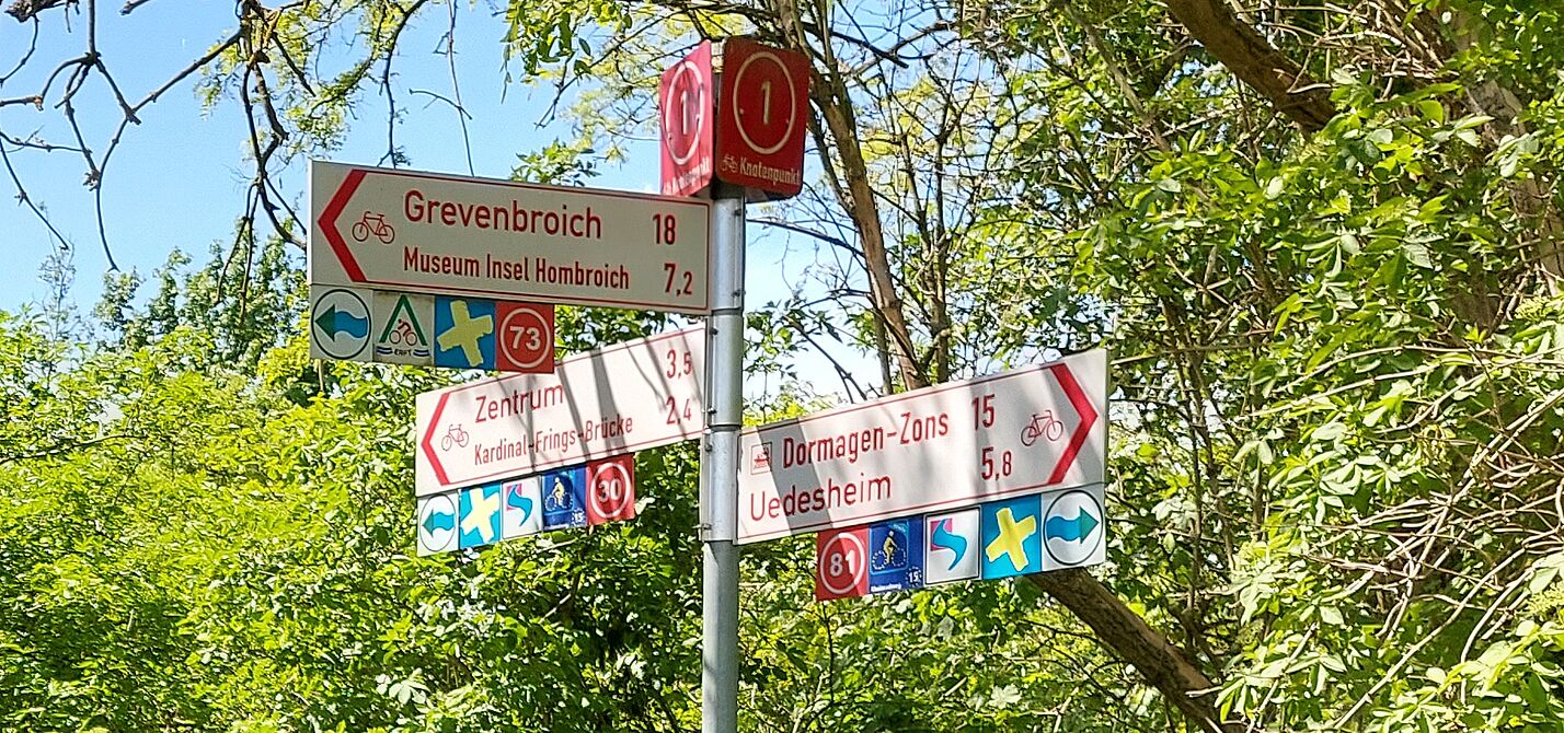 Knotenpunkt 1 an der Grimlinghauser Brücke
