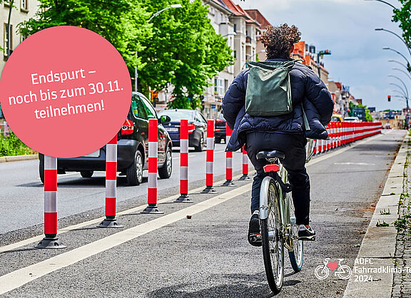 Endspurt: Noch bis 30. November abstimmen beim ADFC-Fahrradklima-Test