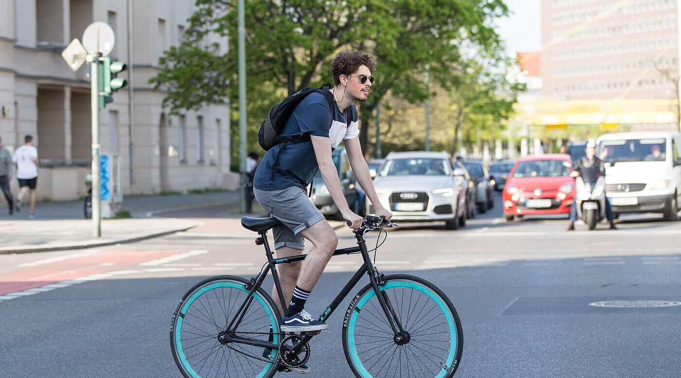Radfahren in der Stadt