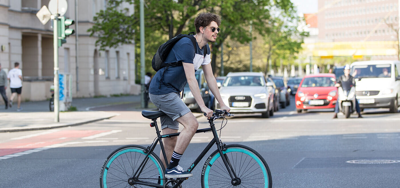 Radfahren in der Stadt